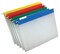 Pendaflex EasyView Poly Hanging File Folder, Letter Size, 1/5 Cut Tabs, Assorted Colors, Pack of 25